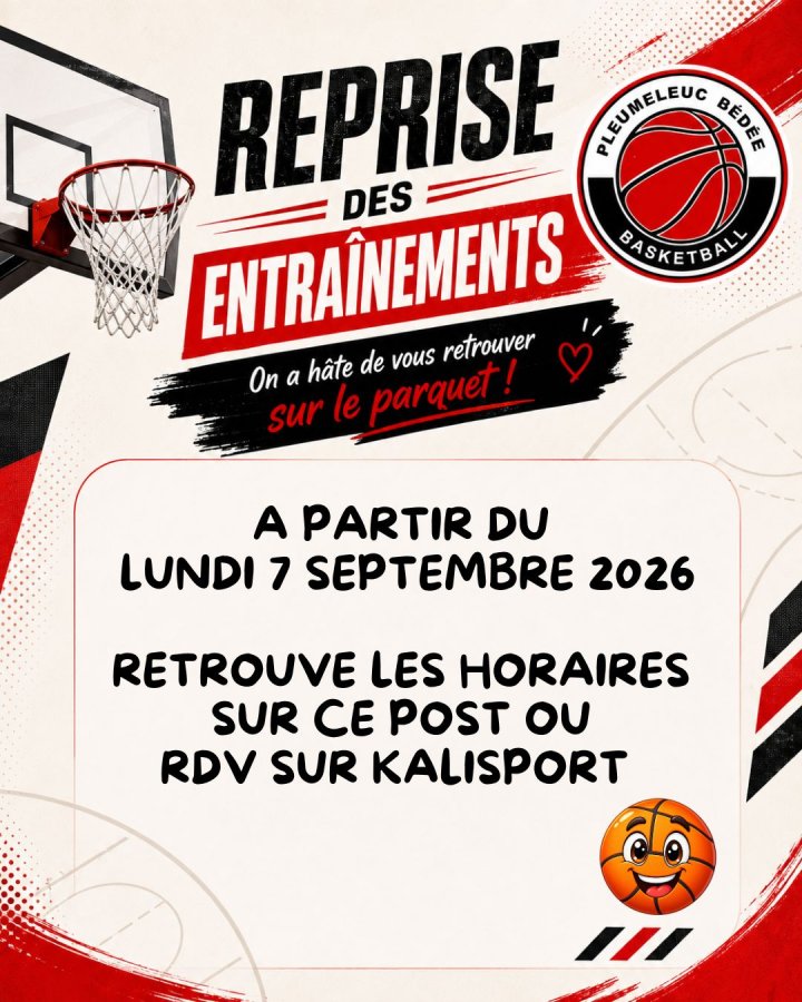 🏀 C’est bientôt la reprise ! 🔴⚫